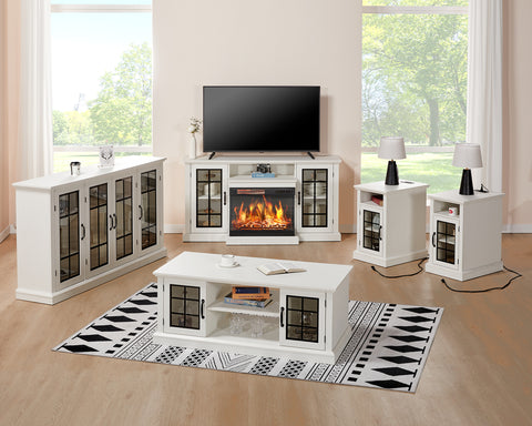 59 Inch / Four-piece Set / White