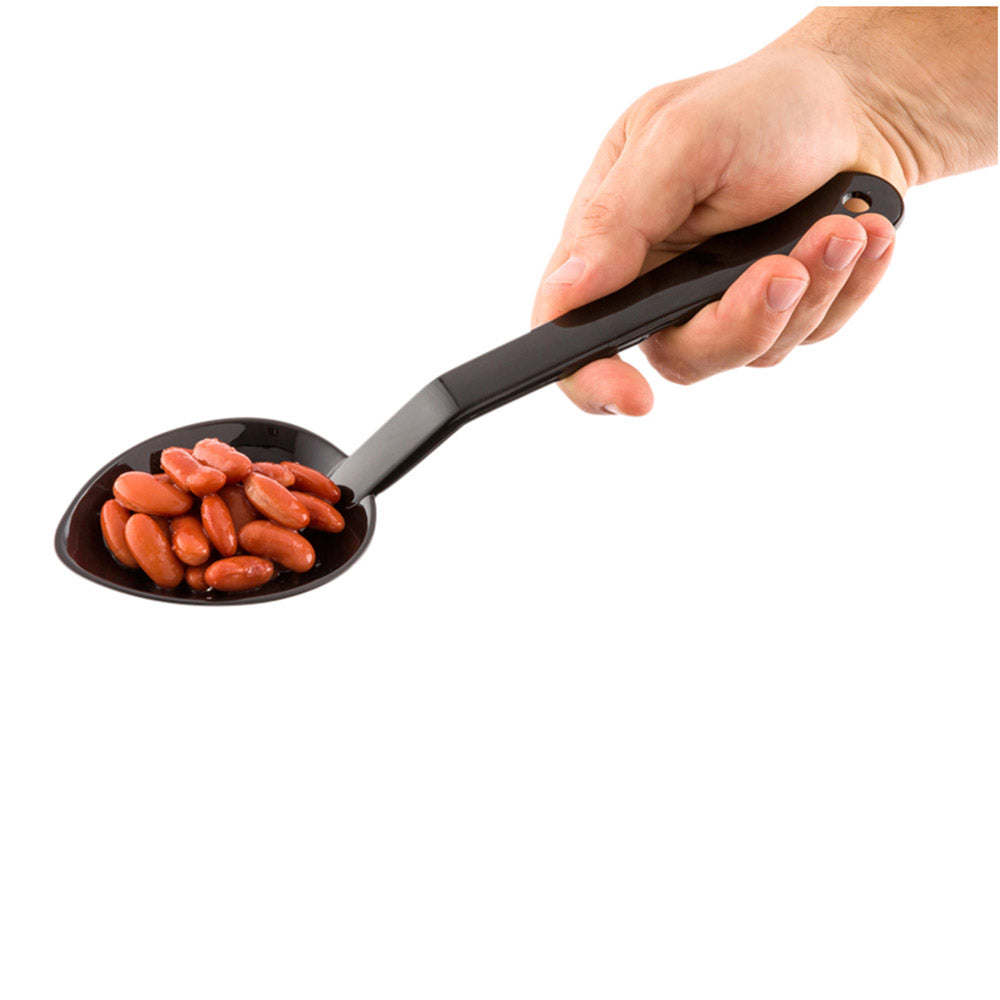 Plastic Serving Spoon - Solid - Black - 11 - 1 Count Box
