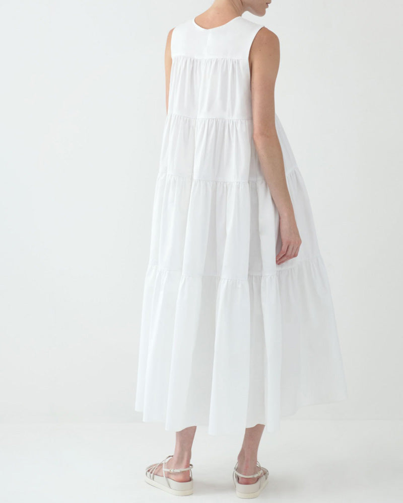 CO ESSENTIALS Sleeveless Tiered Dress – Le Box Blanc