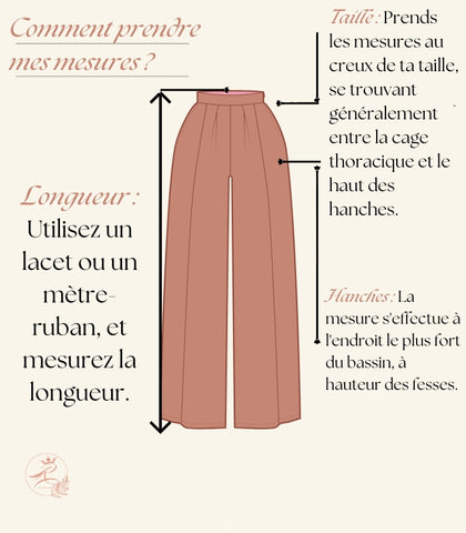 Comment mesurer pour un pantalon ?