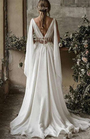 robe de mariée bohème dos nu