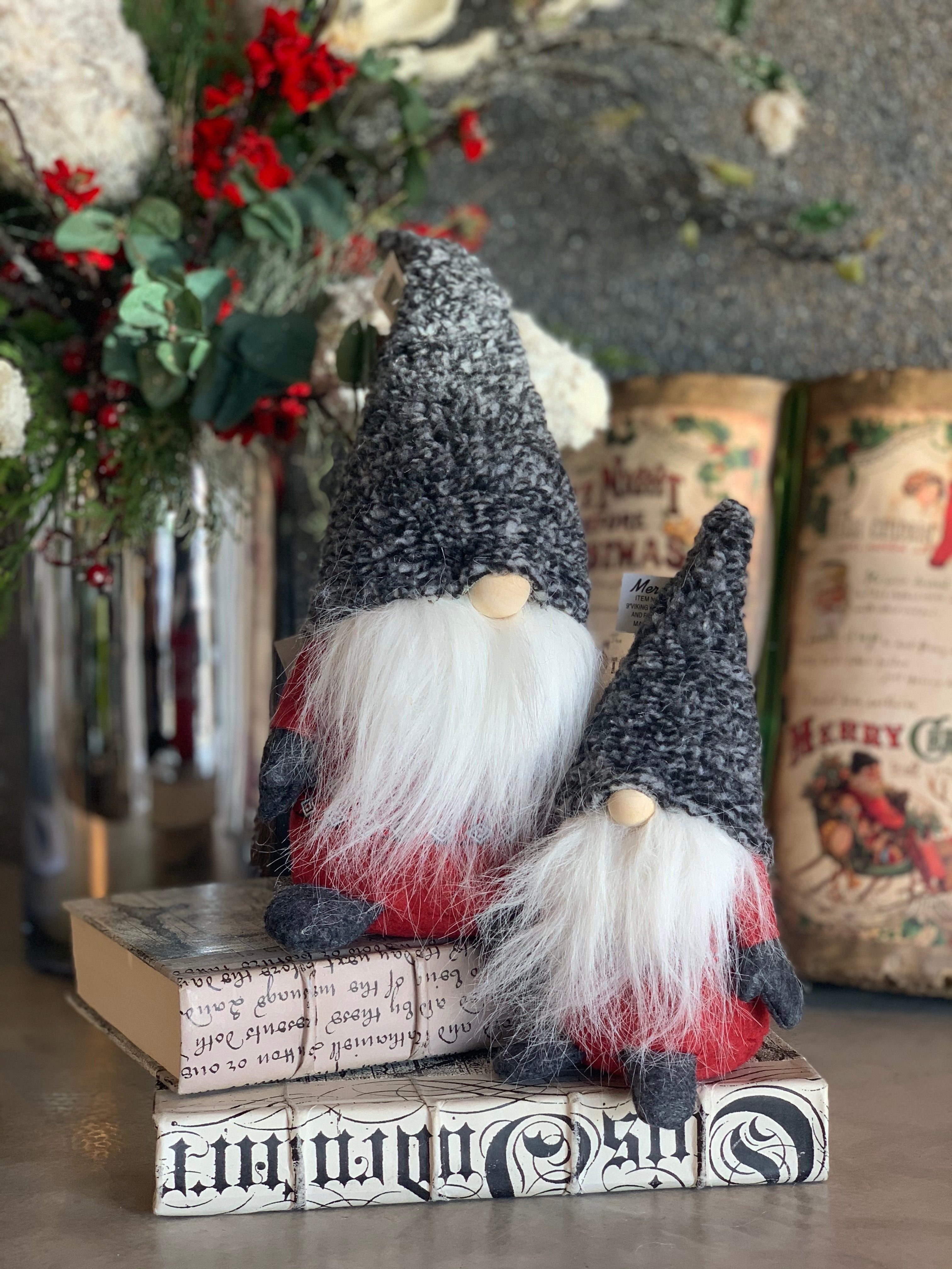 SET OF 2 VIKING GNOMES