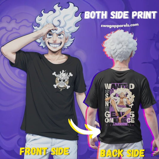 One Piece Luffy Gear 5 T-Shirt: Nakama Edition, Anime Clothing – Swag  Apparels