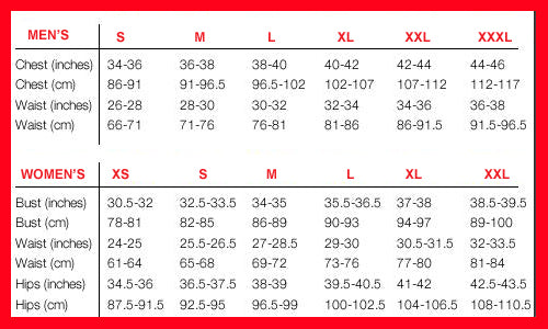 Nalini Size Chart - Nalini Cycling Size 