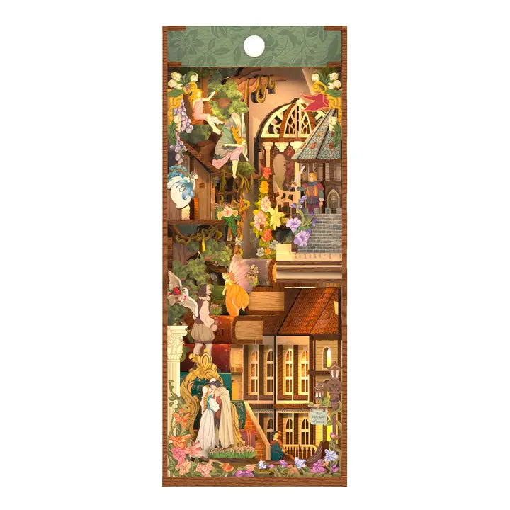 DIY Book Nook Kit: Shakespeare's Verse with Dust Cover