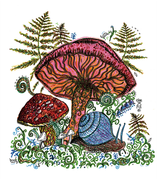 You Take Too Mushroom in My Heart Kitchen Tea Towel