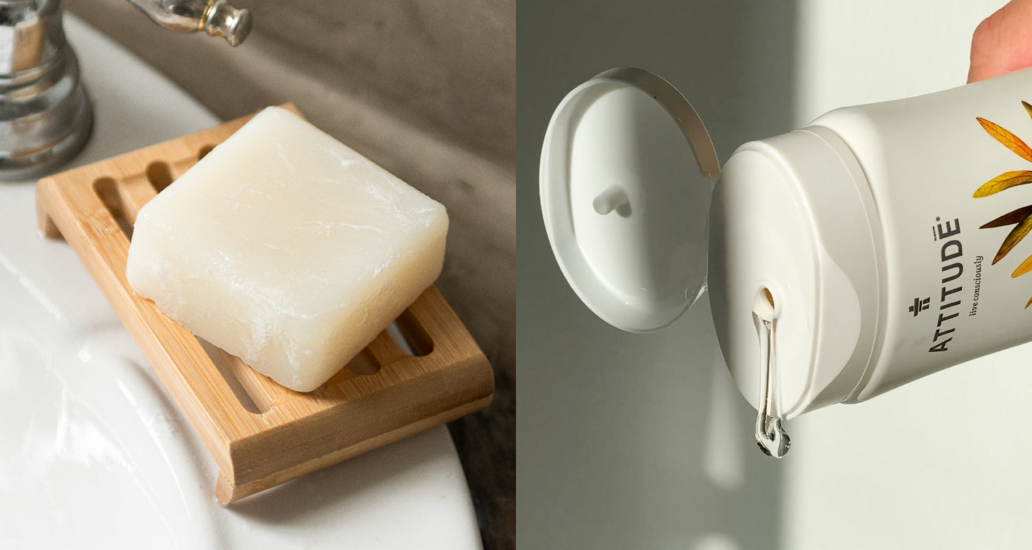 How to Choose Between Bar Soap and Liquid Soap ATTITUDE