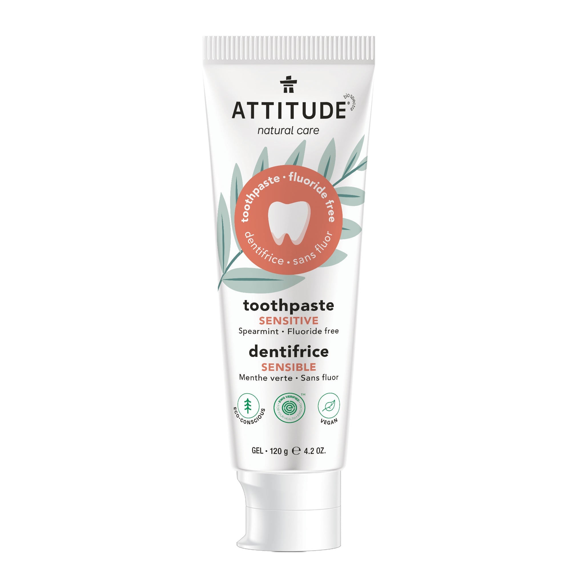 ATTITUDE Fluoride Free Adult Toothpaste : Sensitive_en?_main?