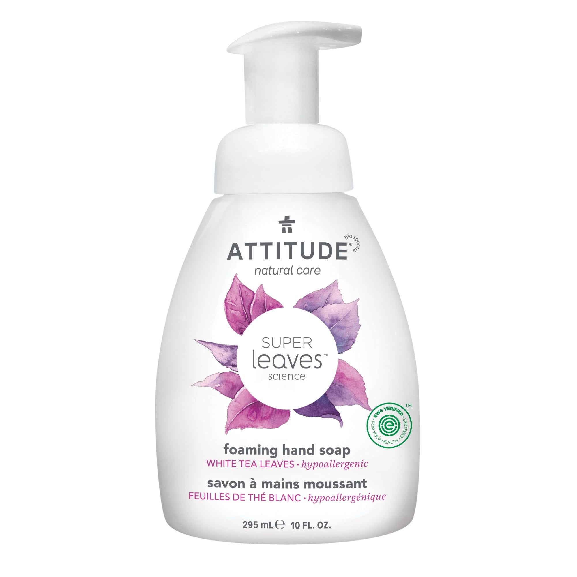 ATTITUDE foaming hand soap Super Leaves white tea leaves 14087_en?_main? 295 mL