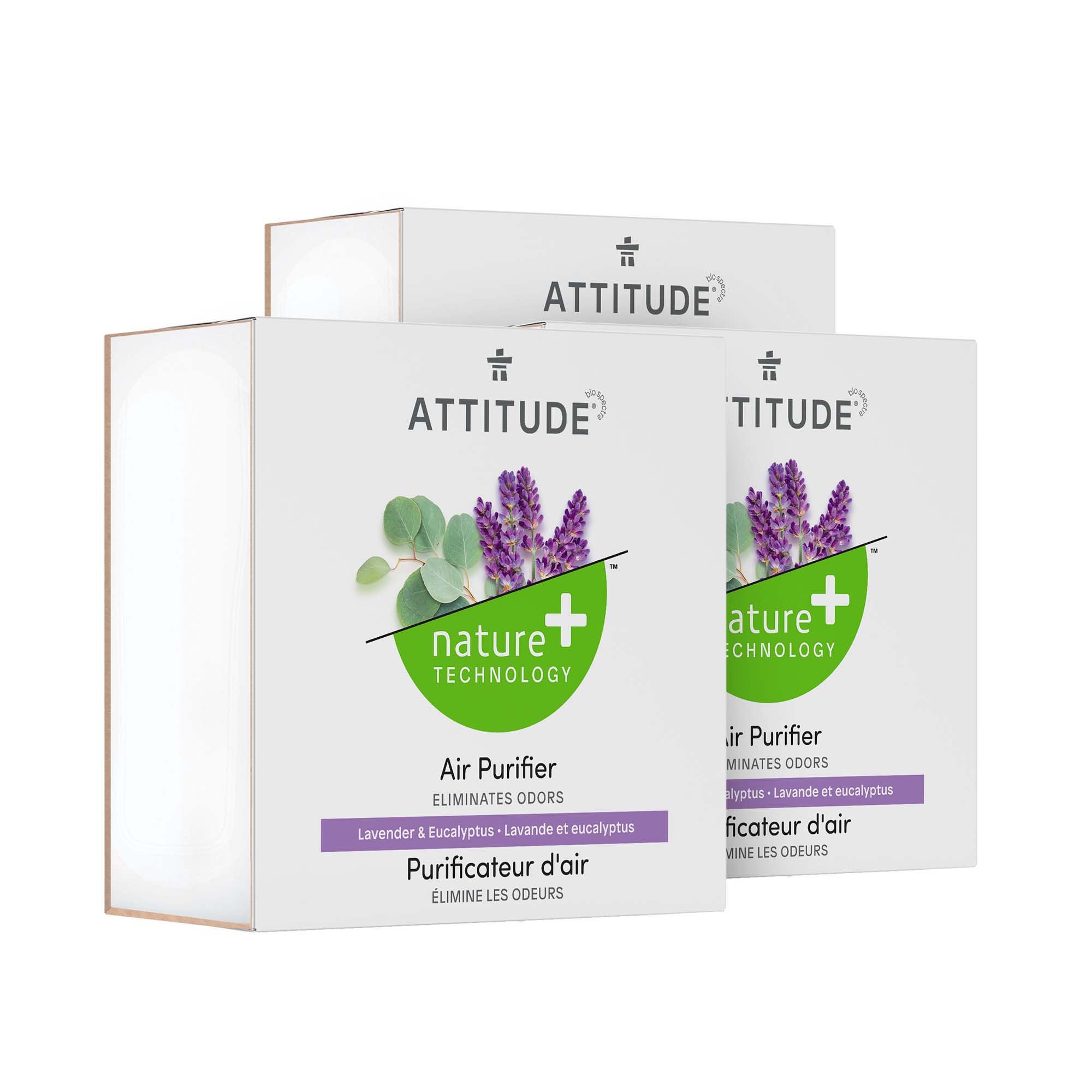 ATTITUDE Nature+ Technology Air purifier Lavender and Eucalyptus BDL_15228_en?_main?- Lavender and Eucalyptus / 3 units