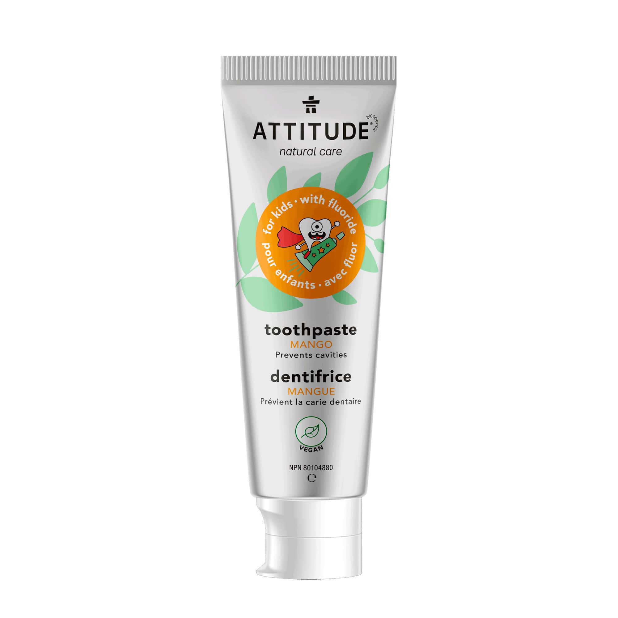 ATTITUDE Toothpaste with fluor for kids Mango 16725_en?_main? 120g / Mango