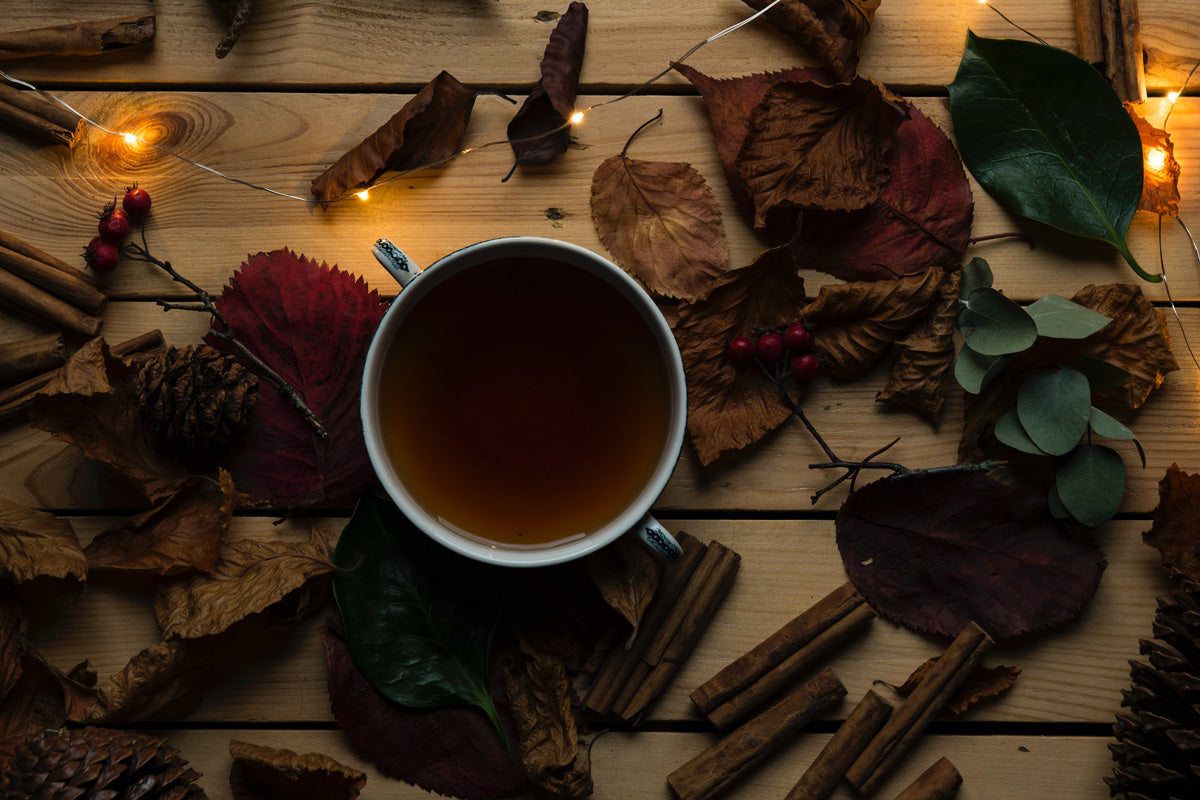 tea cup with spiced tea