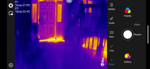 InfiRay P2 Pro thermal imaging camera