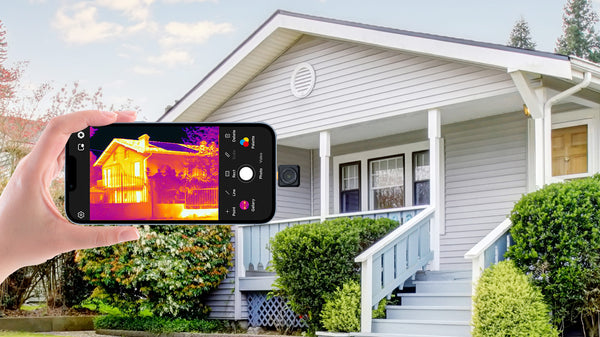 Inspection of the house using a thermal imaging camera