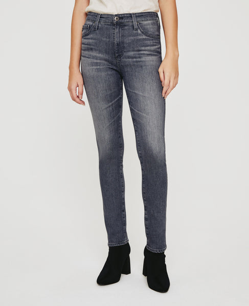 AG Adriano Goldschmied Women's Mari High Rise Slim Straight Jean, 12 Years  Magnetic, Numeric_23 at  Women's Jeans store
