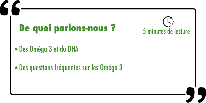 DHA y Omega 3