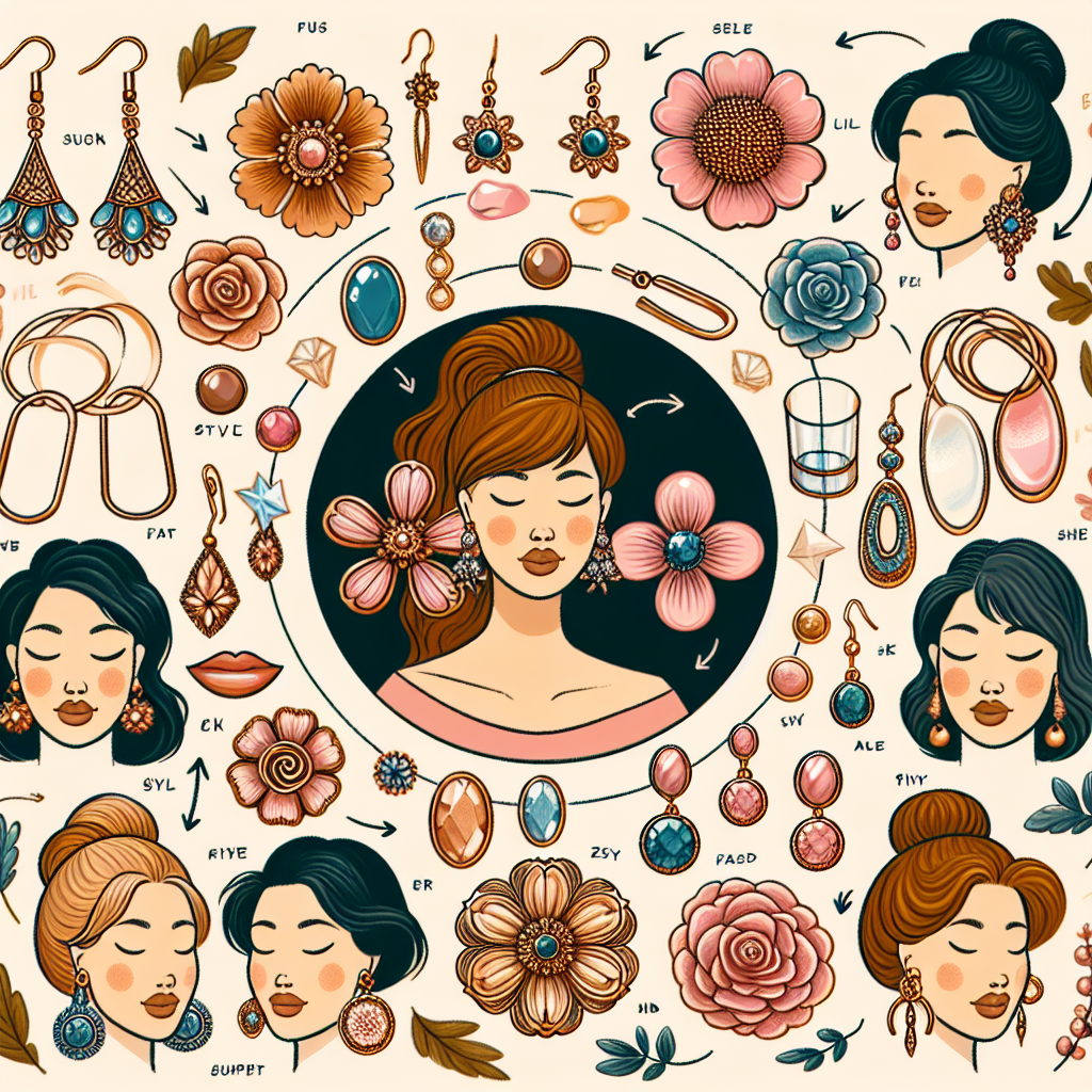 Illustrative Image for How to Choose the Right Flower Earrings for You