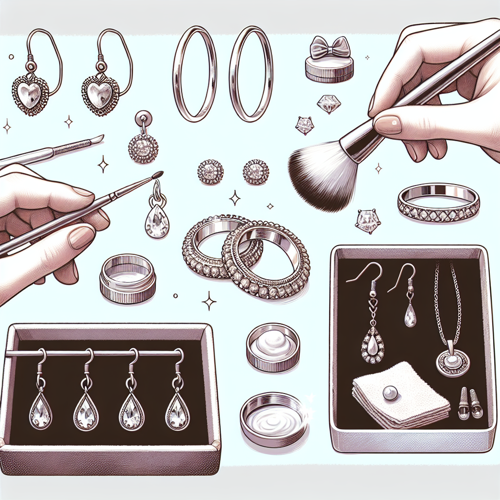 Illustrative Image for Section 4: Maintenance and Care for Silver Earrings