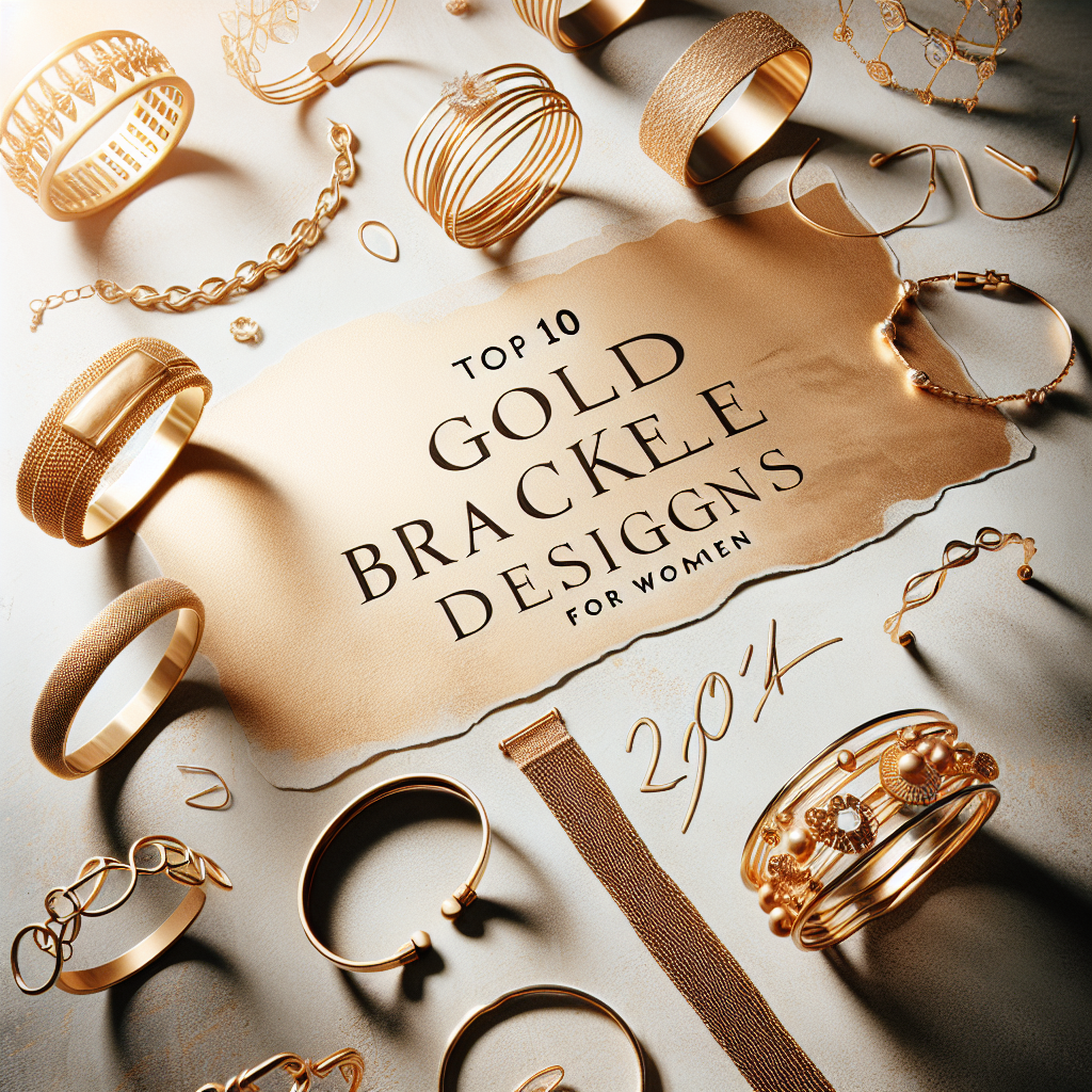 Illustrative Image for Top 10 Gold Bracelet Designs for Women in 2024