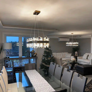 Rylight Luxury&Modern Round Ring Crystal Chandelier - RYLIGHT