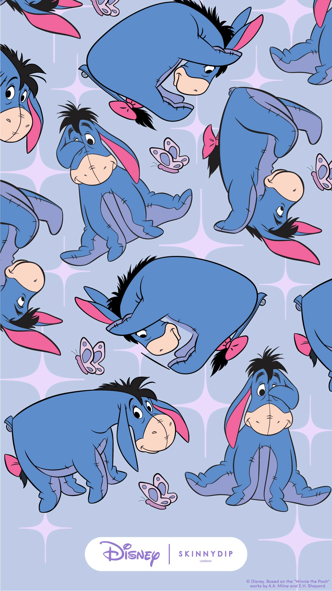 Disney Winnie The Pooh Eeyore Phone Wallpaper