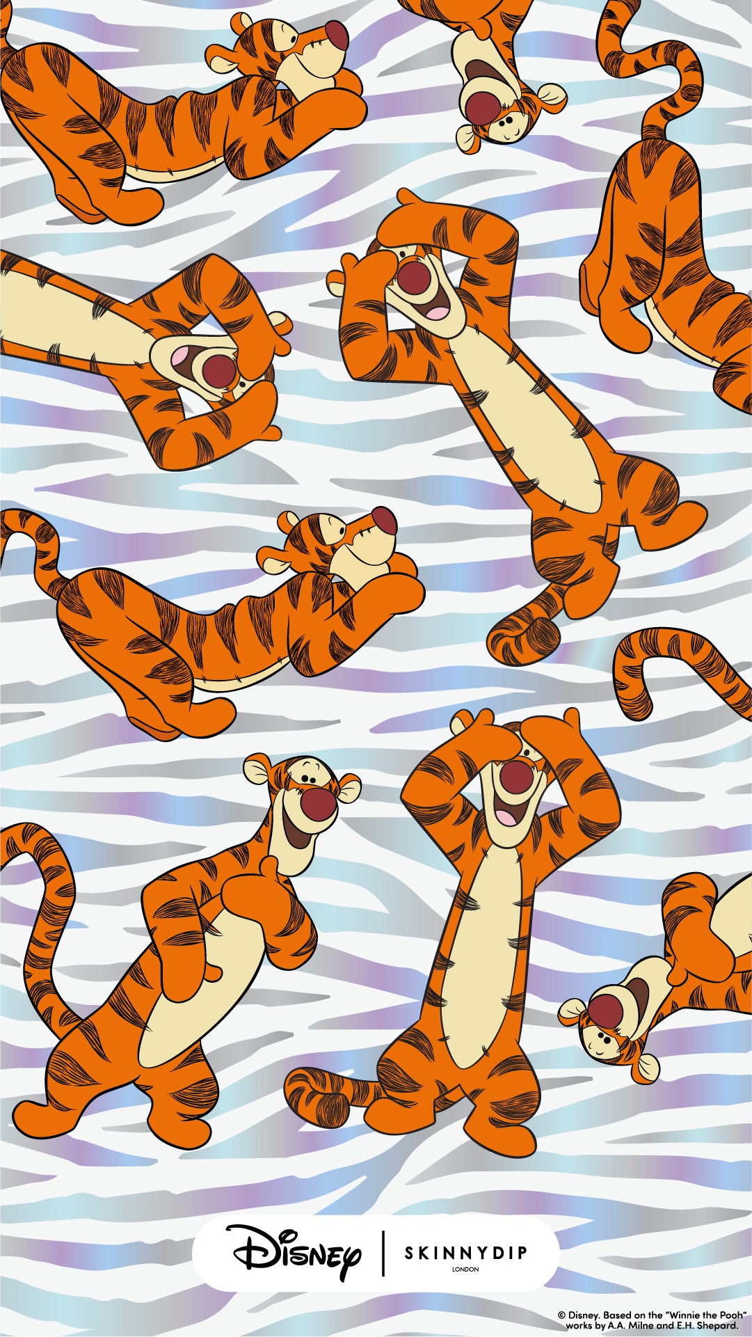 Disney Winnie The Pooh Tigger Phone Wallpaper