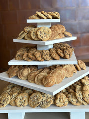 wedding cookie tower