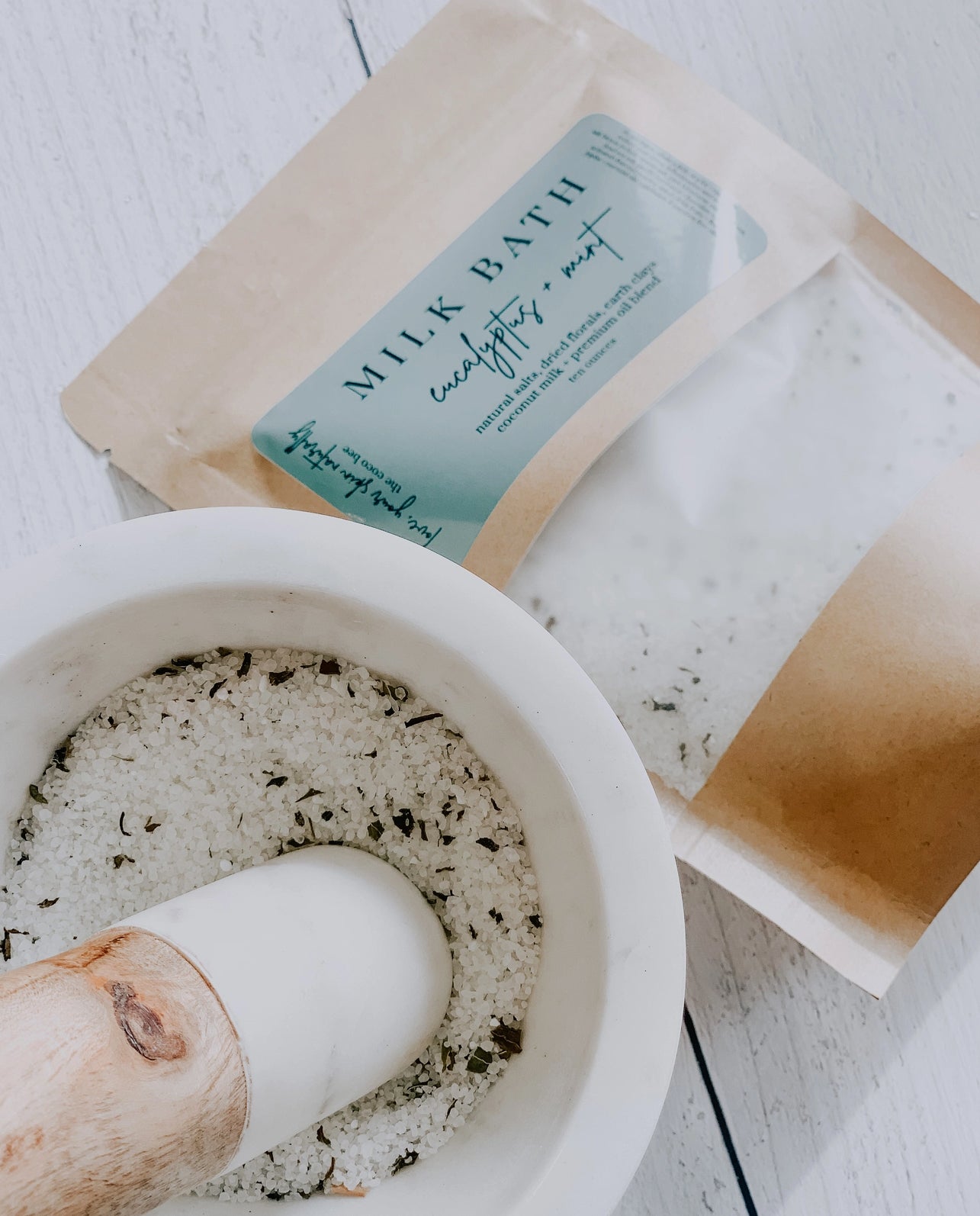 EUCALYPTUS + MINT BATH SALTS