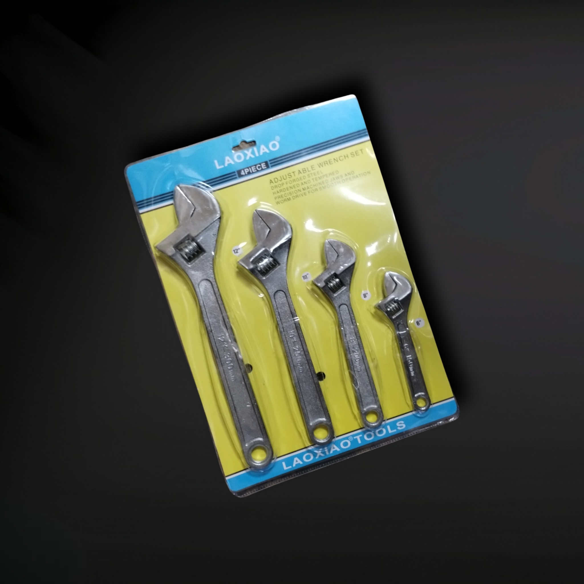 4-Piece Adjustable Wrench Set