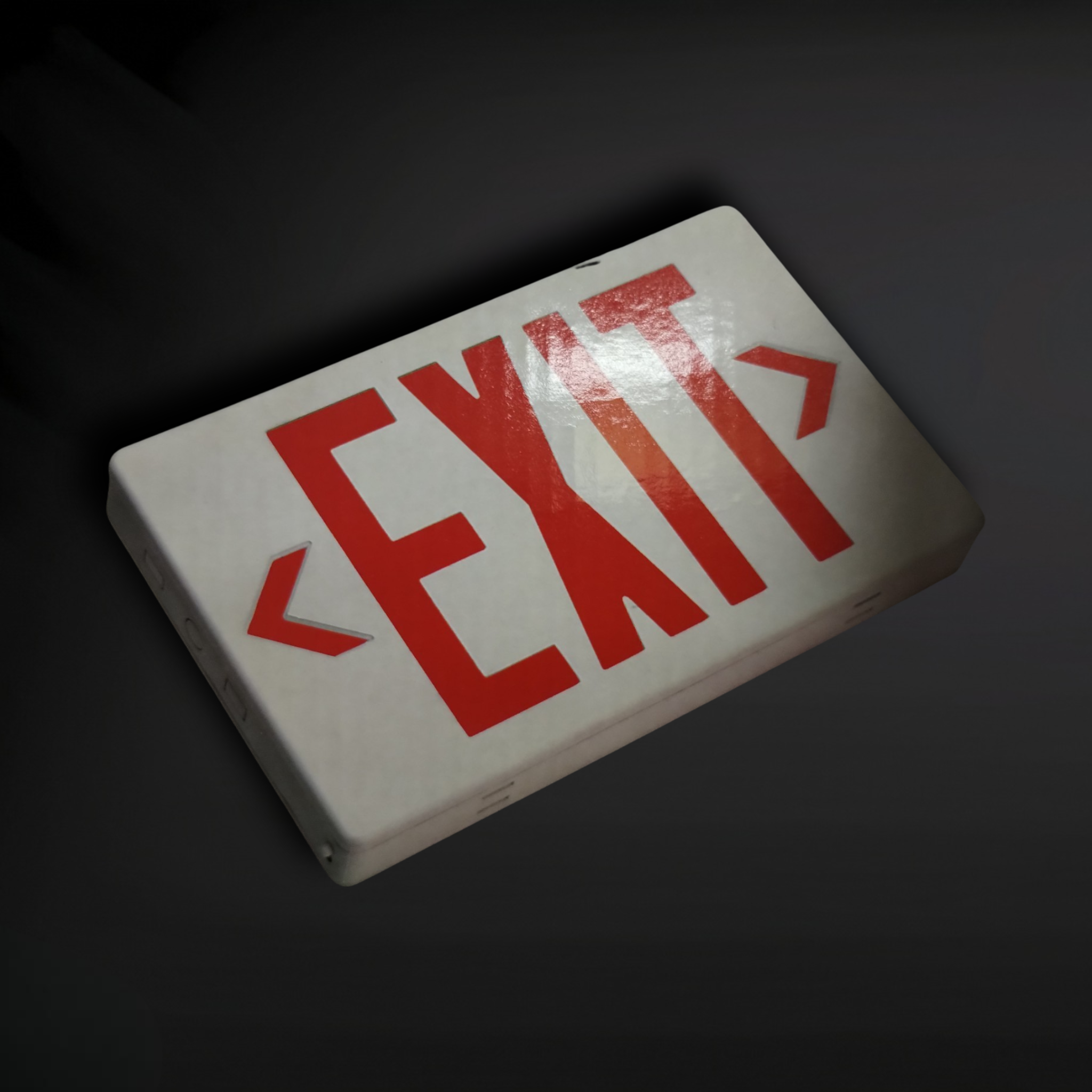 Generic Red on White Exit SIGN