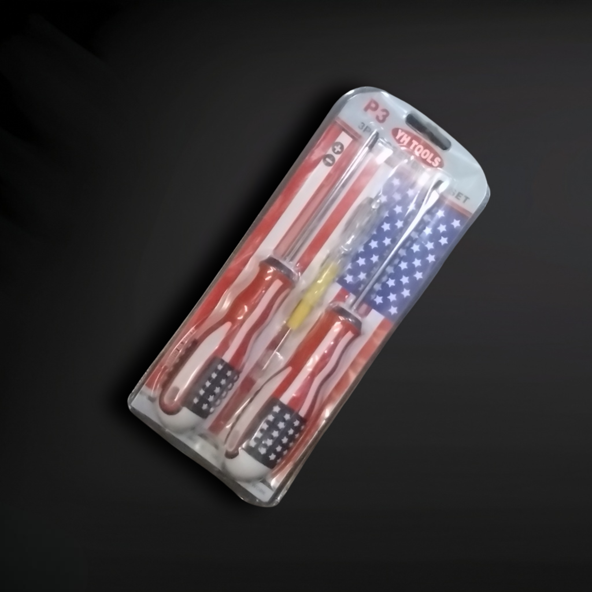 3-Piece American FLAG Design Screwdrivers