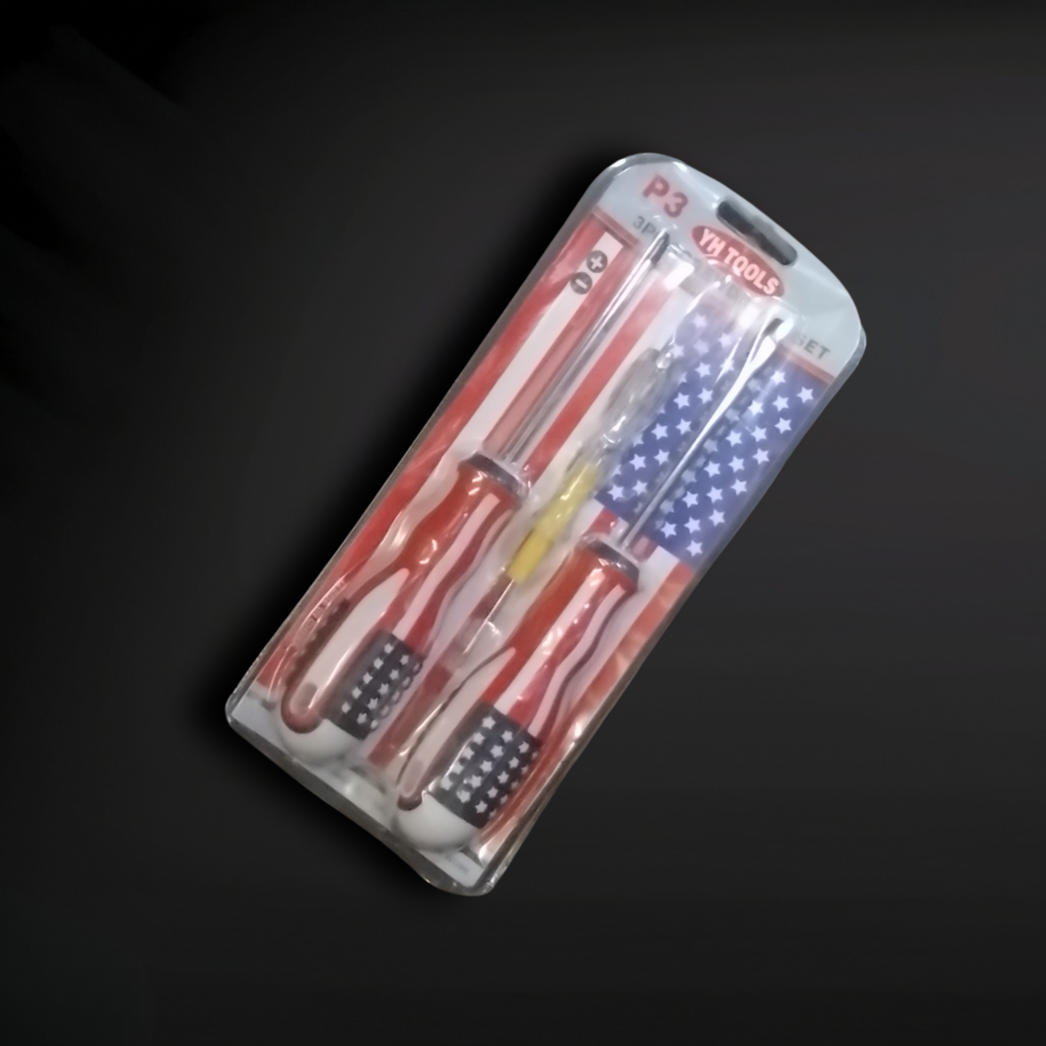 3-Piece American Flag Design SCREWDRIVERs