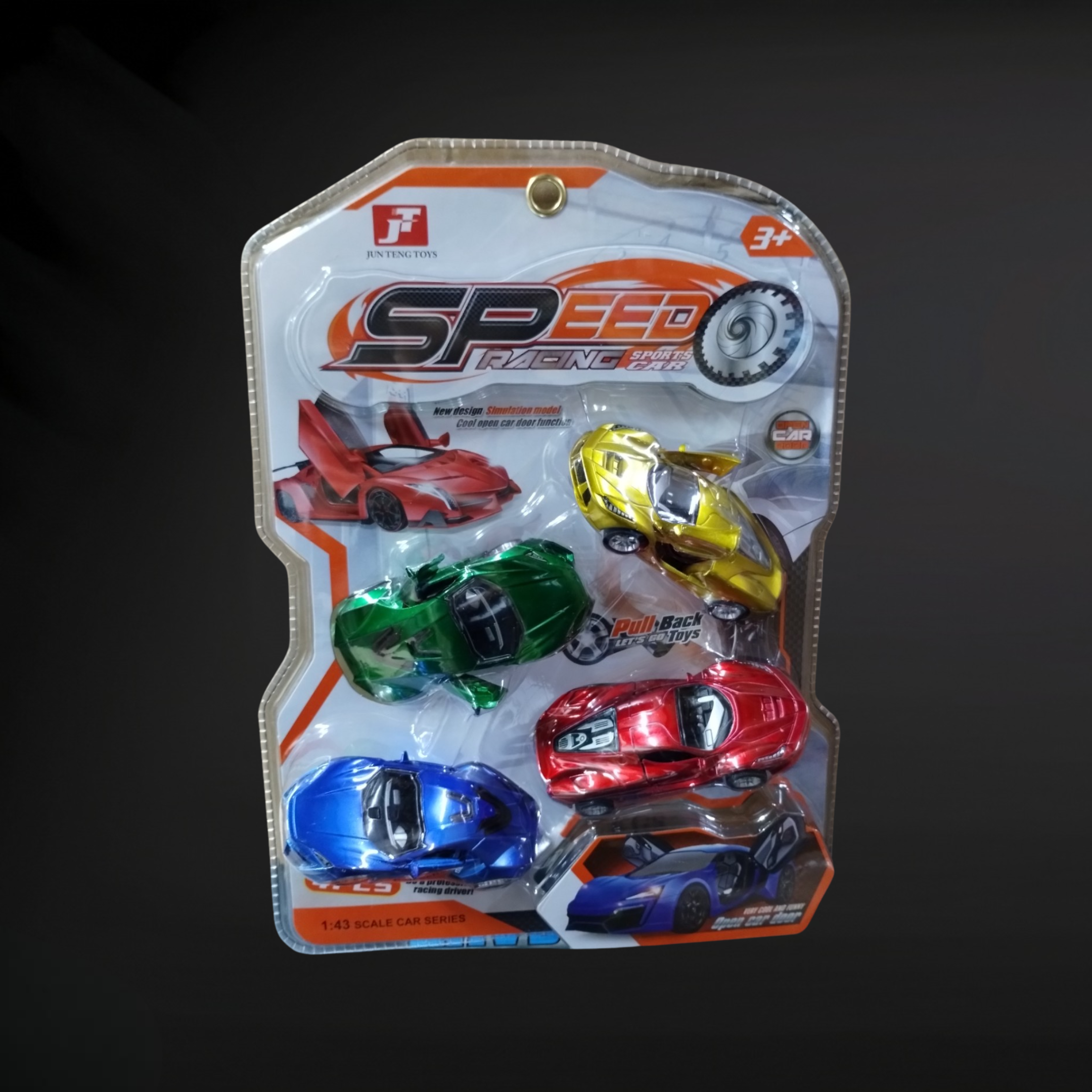 Die-Cast 4-Piece Car Set TOY | Collectible Vehicles for Play and Display