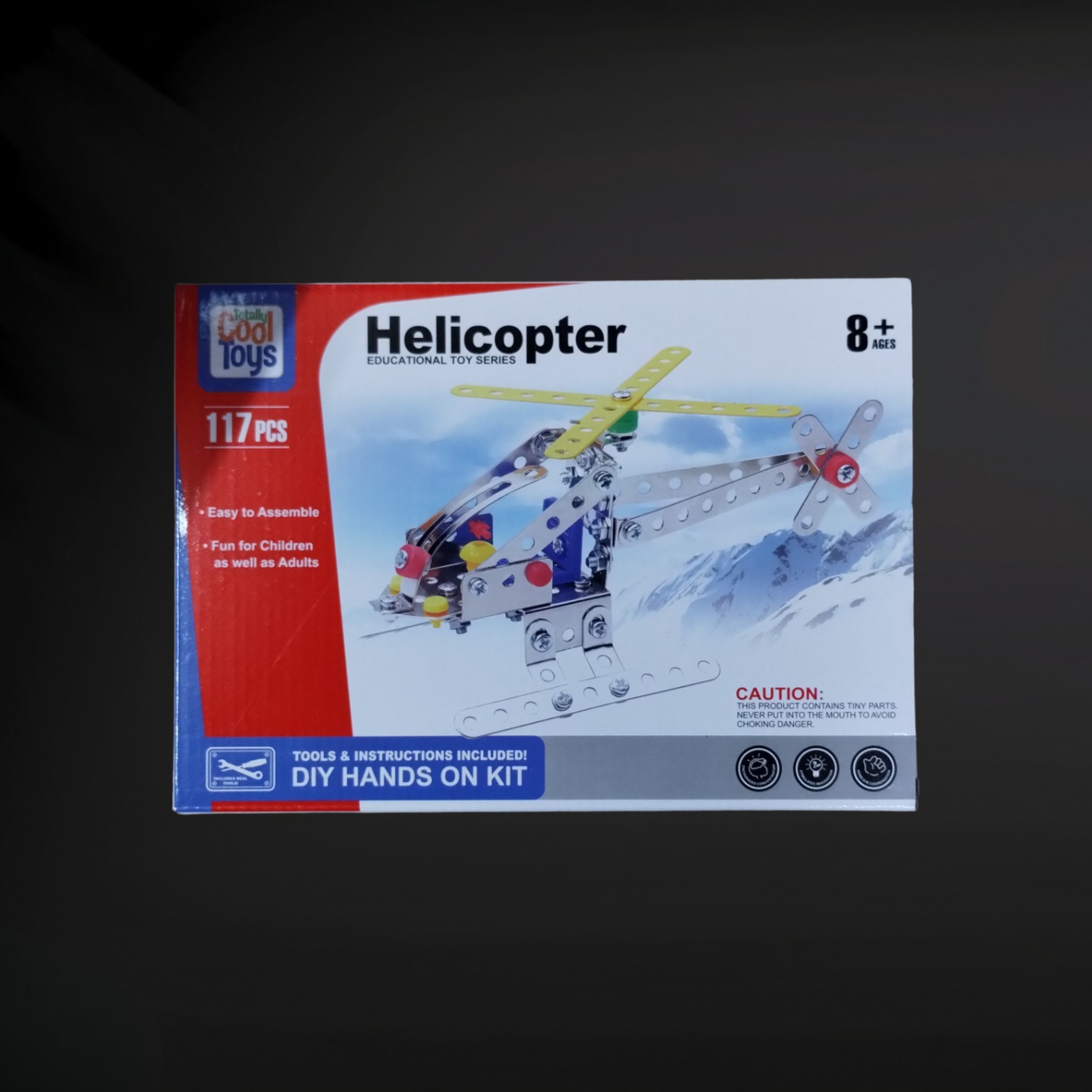 DIY Metal Helicopter Model Kit - Creative Building TOY