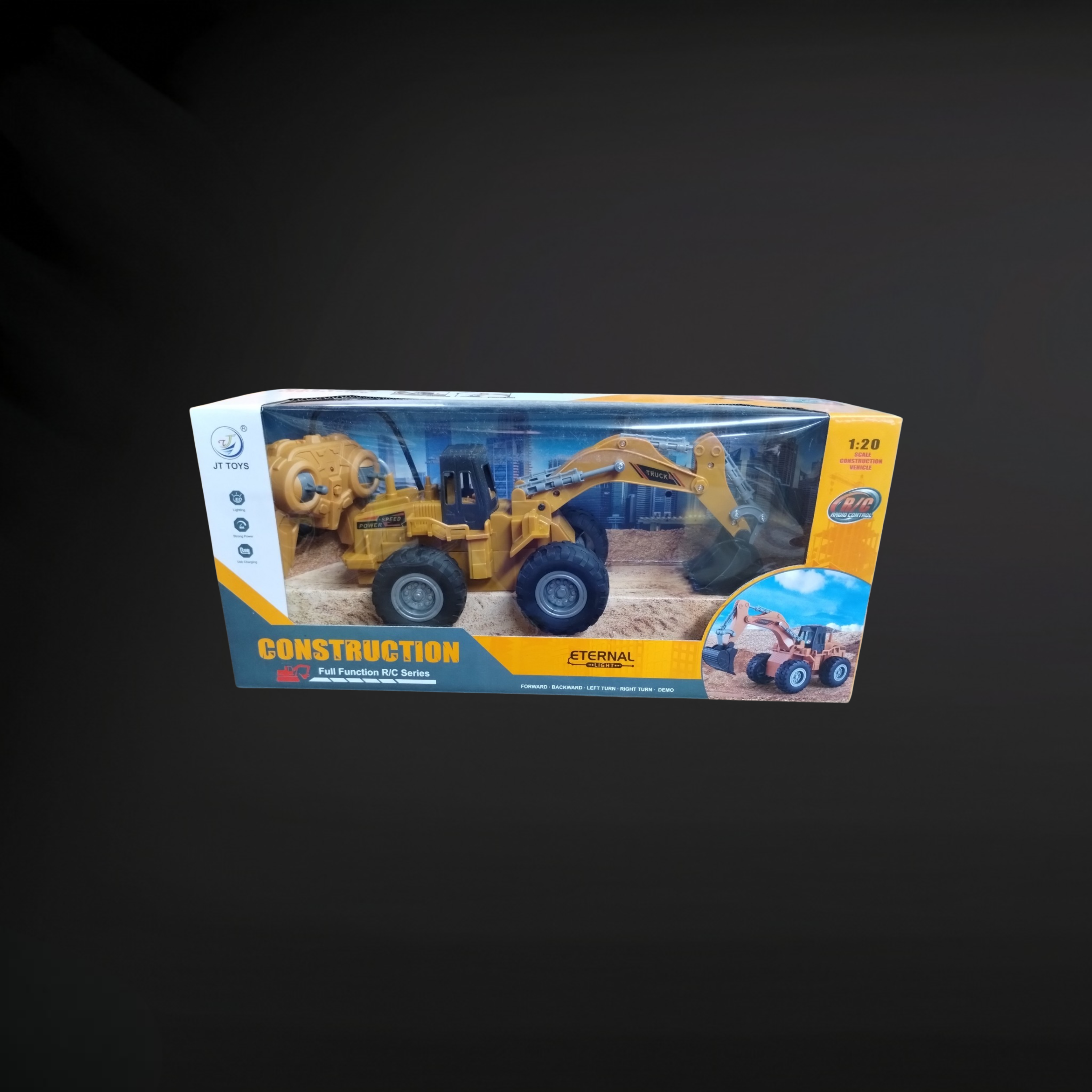 RC Construction Excavator Toy - REMOTE CONTROL Digger for Kids and Adults