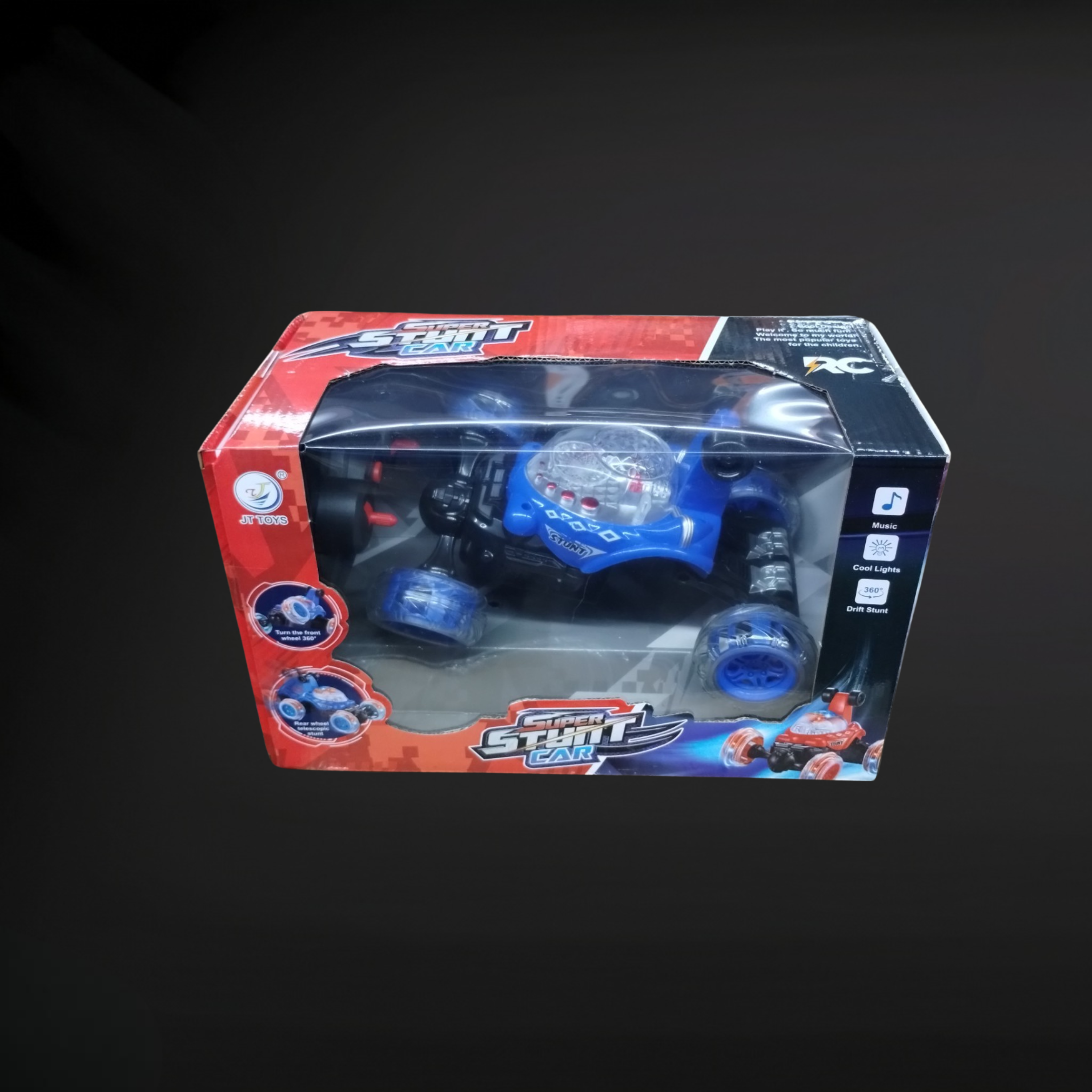 Super Stunt Light-Up RC Stunt Car