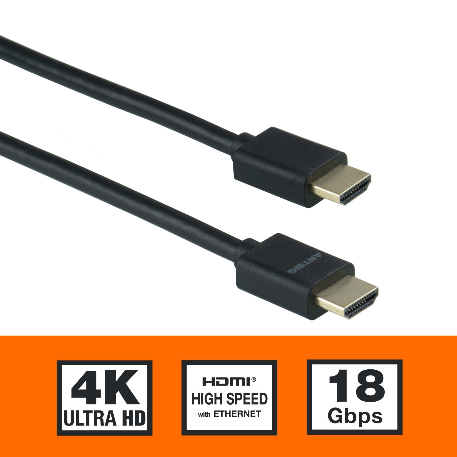 CÂBLE HDMI 3D 4K 1080P MÂLE - MÂLE PLAQUÉ OR. 3M DO-0011
