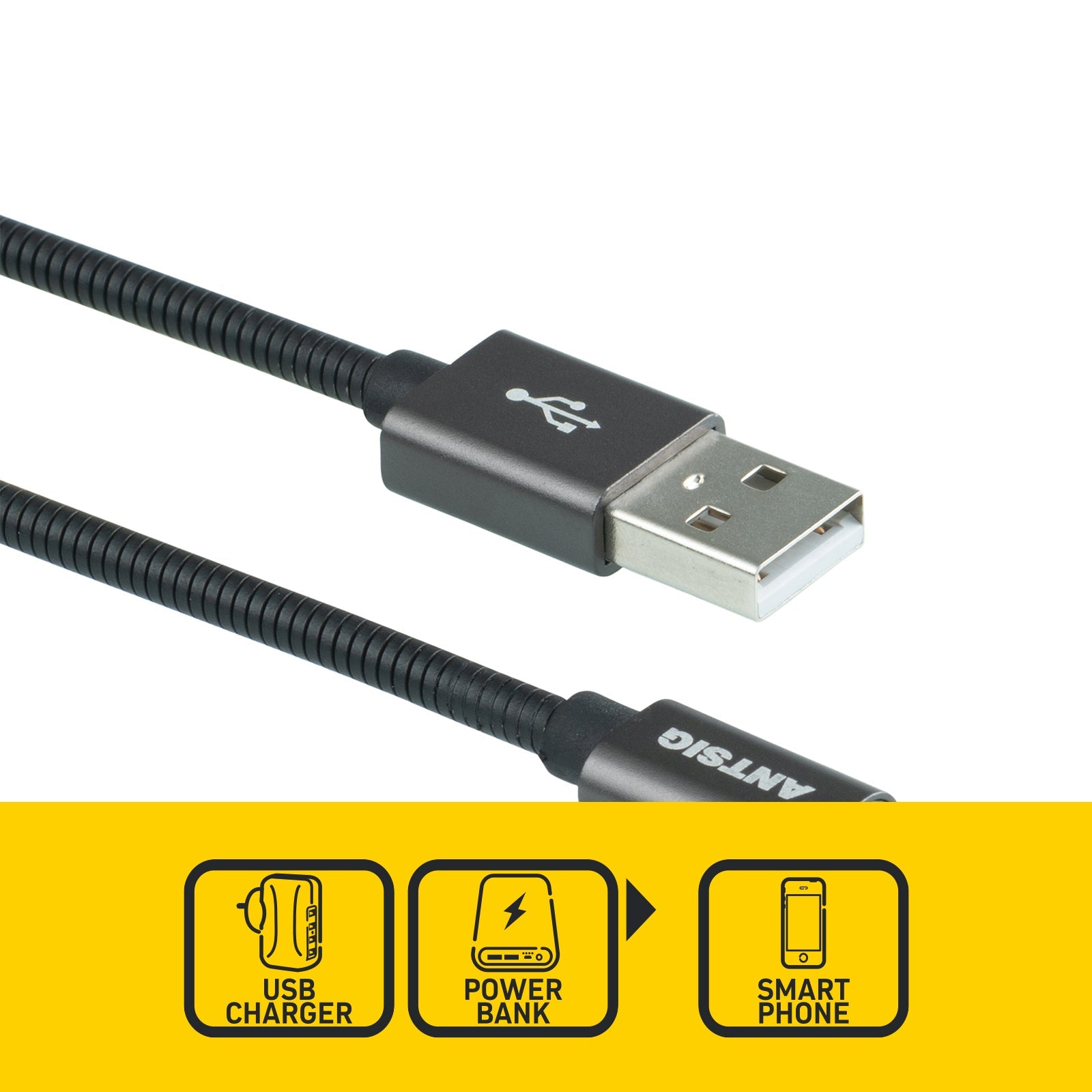 10cm Cable USB-A to Lightning
