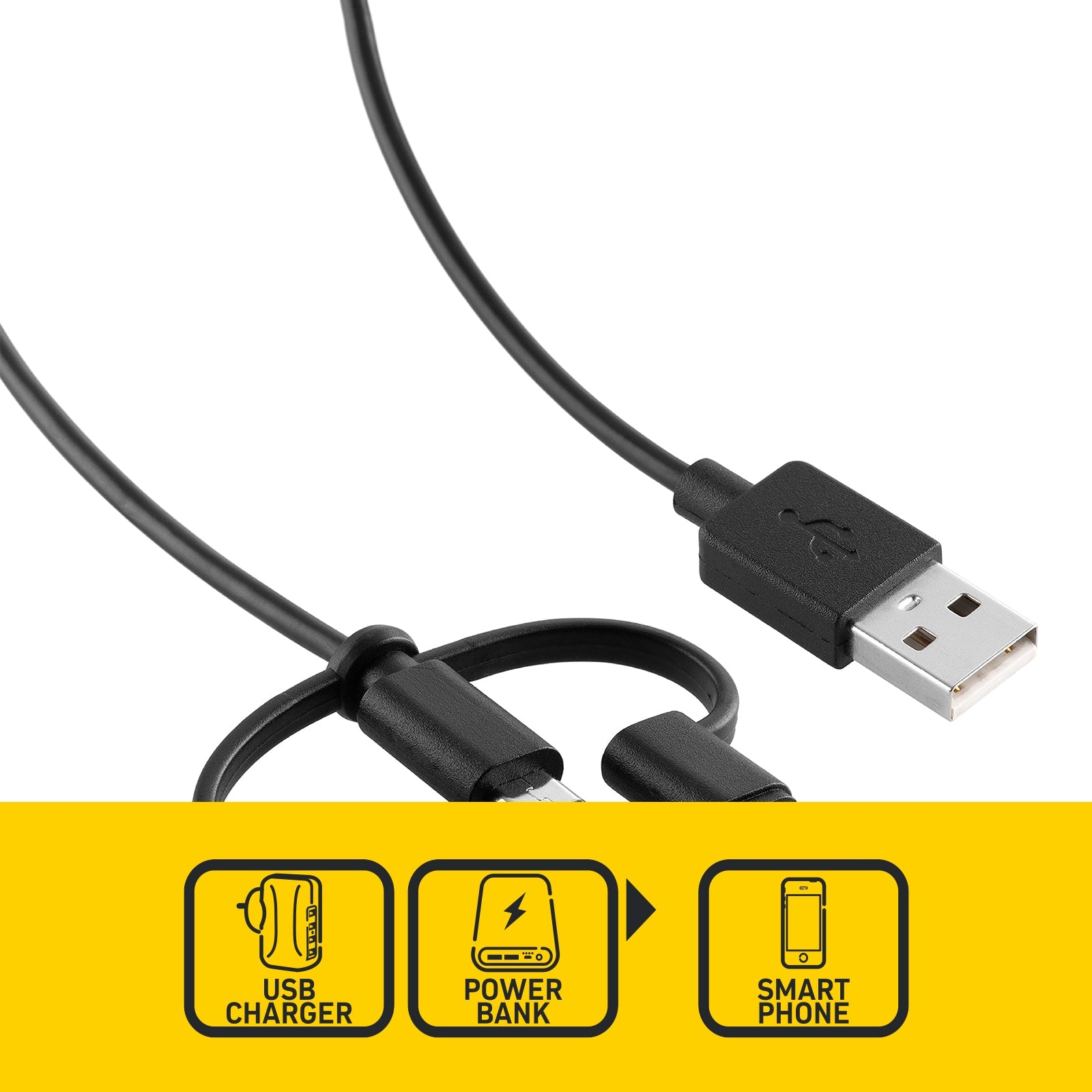 Pgytech USB Type-A To Lightning Cable (13.8-inch)