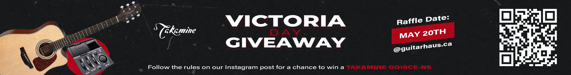 Guitar Haus Victoria Day Giveaway - Takamine