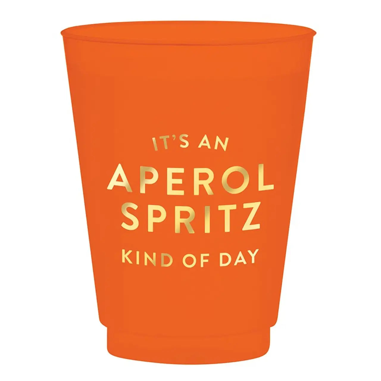 Gold Foil Frost Cup - Aperol Spritz Kind of Day