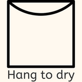 hang to dry laundry symbol