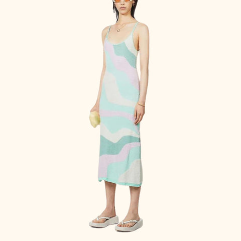 House of sunny cami knitted midi dress