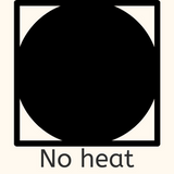 no heat laundry symbol