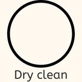dry clean laundry symbol