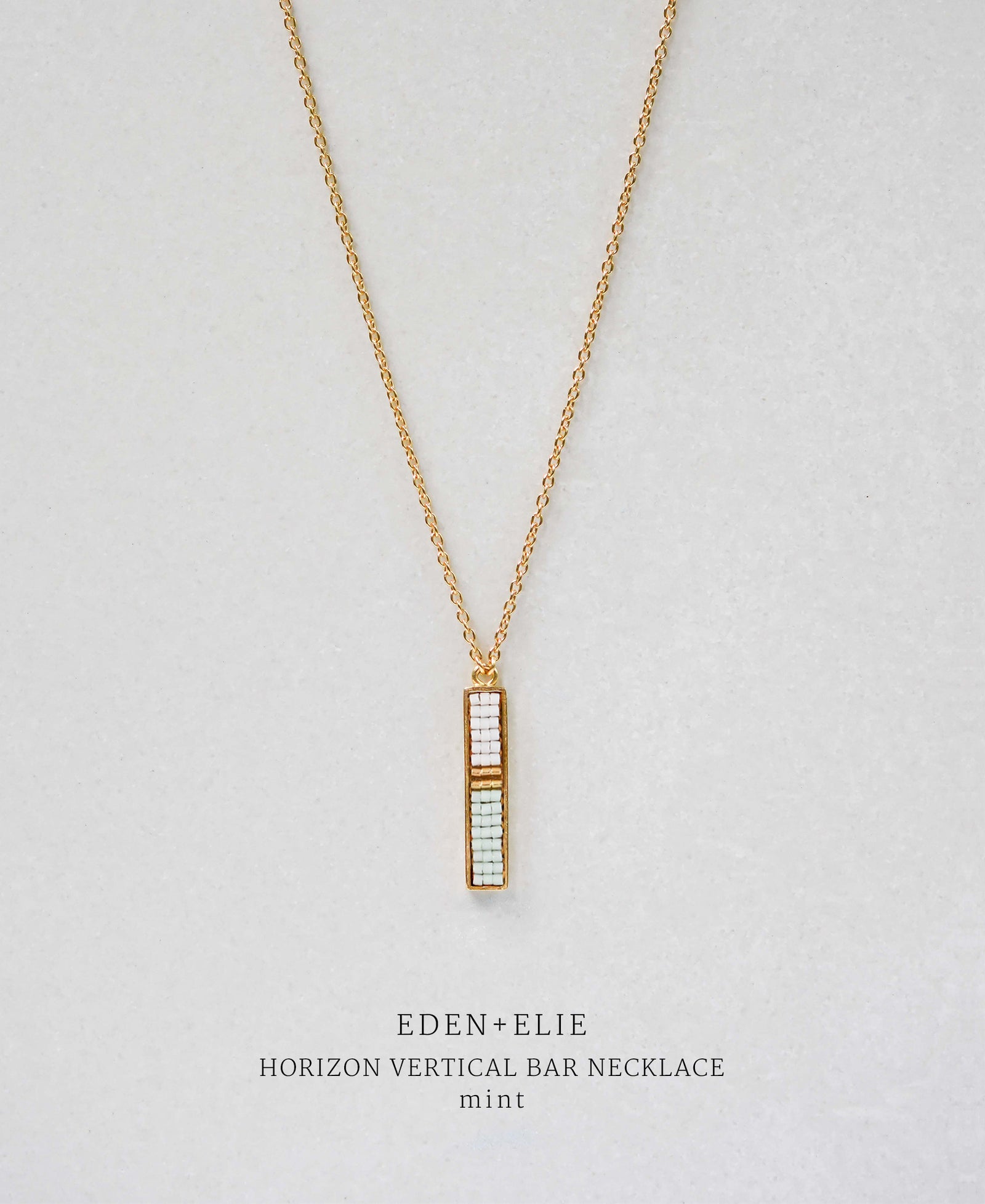 EDEN + ELIE Horizon Lariat necklace - blossom pink