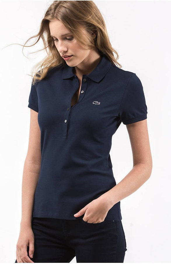 Teknologi Daggry frynser Lacoste Women's Slim Fit Stretch Mini Cotton Piqué Polo PF7845-166 – Mann  Sports Outlet