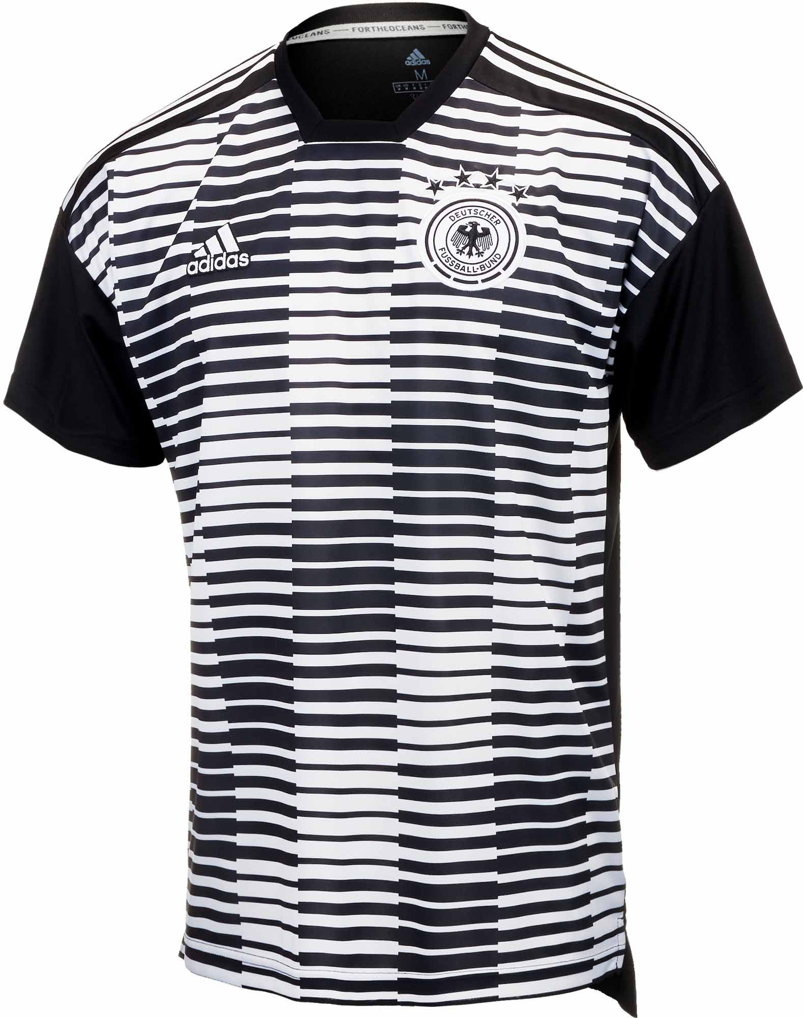 Adidas Germany Pre-match Jersey – White & Black CE6632 – Mann Sports