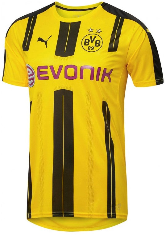 Puma Bvb Dortmund Home 16 17 Junior Football Shirt 7498 01 Mann Sports Outlet