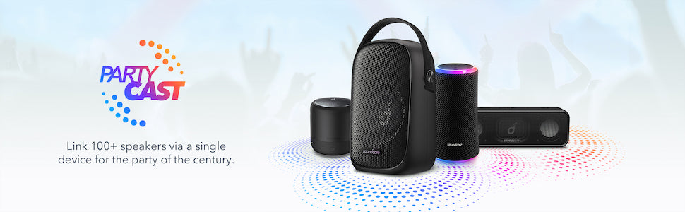 Soundcore Mini 3 Pro Pembesar Suara Bluetooth Mudah Alih A3127 Parti Cast